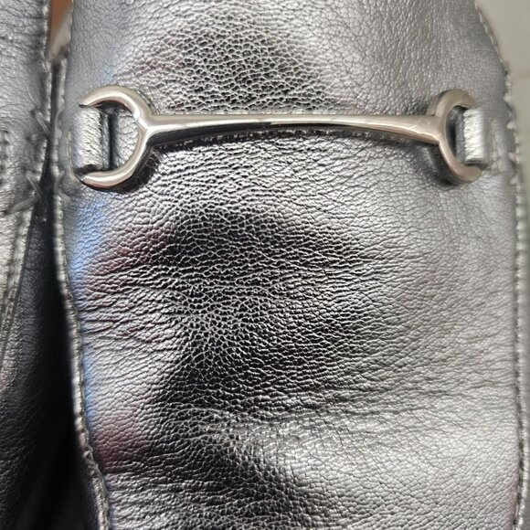 Nine West Walkos Metallic Leather Slip-On Mules Size 10M - Picture 4 of 7